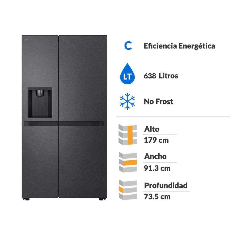 Refrigerador Side By Side LG GS66SPM / No Frost / 638 L / C image number 1.0